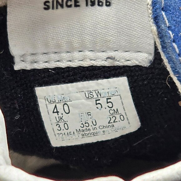 Vans Sk8-Hi Bolt True Blue Womens Size 5.5 High Top Skate Shoes Casual Walking - Picture 6 of 13